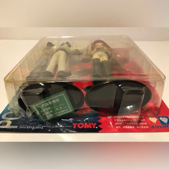 Vintage 1998 POKEMON TOMY POCKET MONSTERS TEAM ROCKET JESSE & JAMES AULDEY Toy